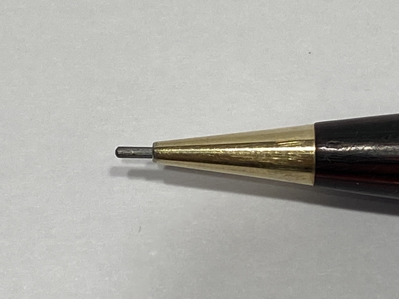 SHEAFFER BLACK AND RED STRIPES GOLD BAND MECHANICAL PENCIL FA 400