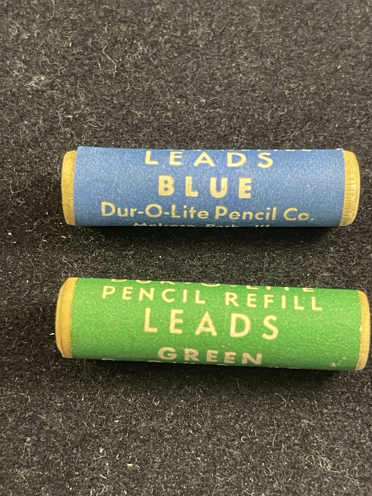 (7) Vintage 1940s / 50s Due-O-Lite Mechanical Duel End Drafting Colored Pencils