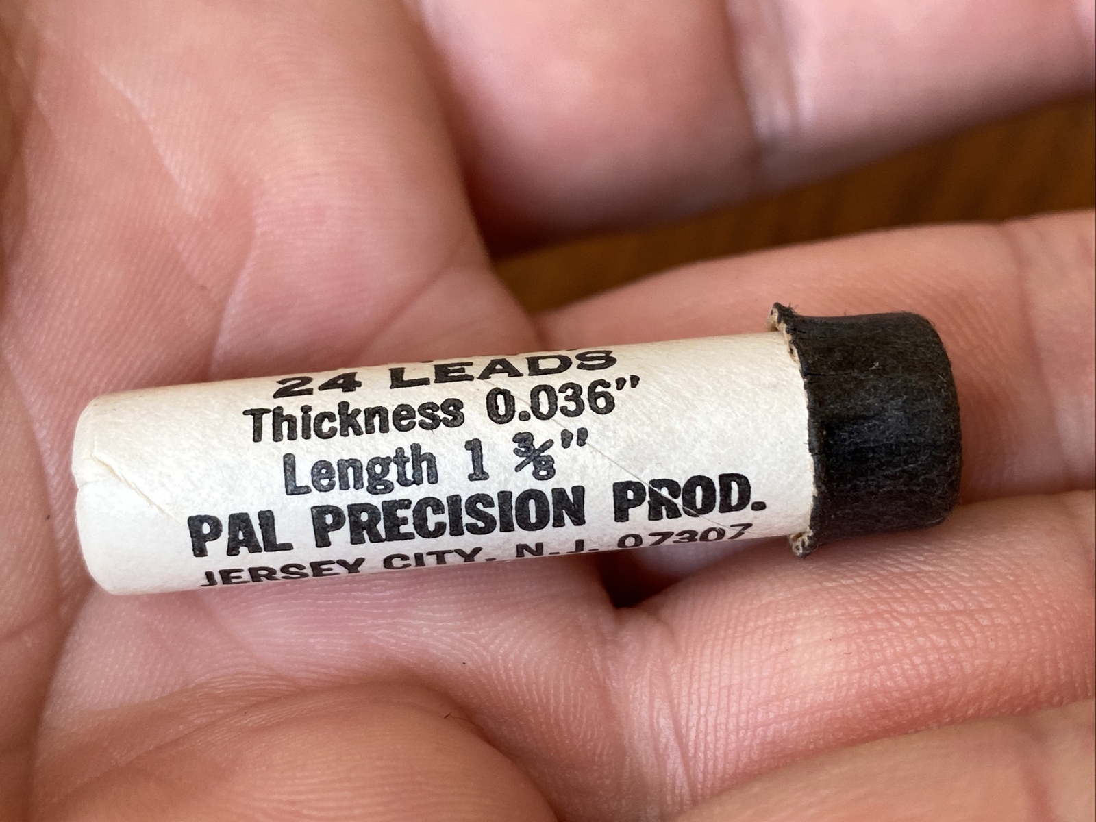 BLACK GRAPHITE DRAFTING MECHANICAL PENCIL LEAD REFILLS .036×1-3/8” PAL PRECISION