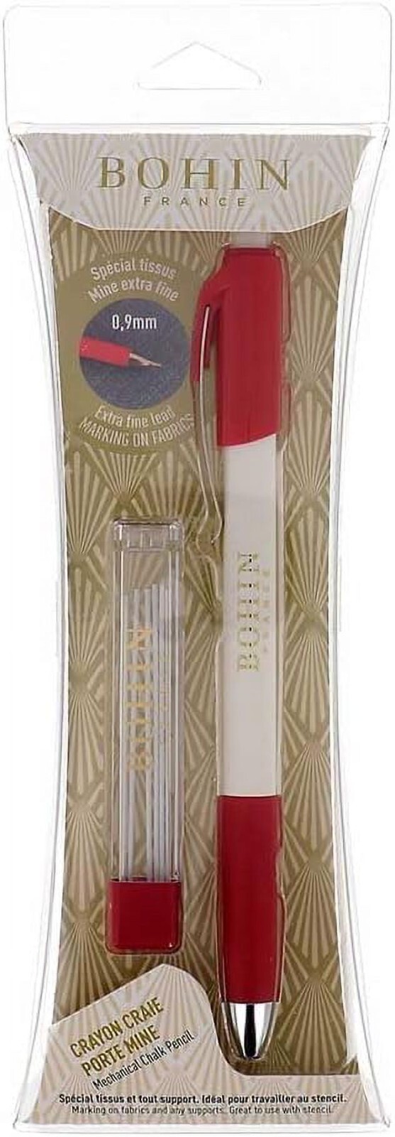 Bohin of France Extra-Fine Chalk Pencil 91473 white! New!