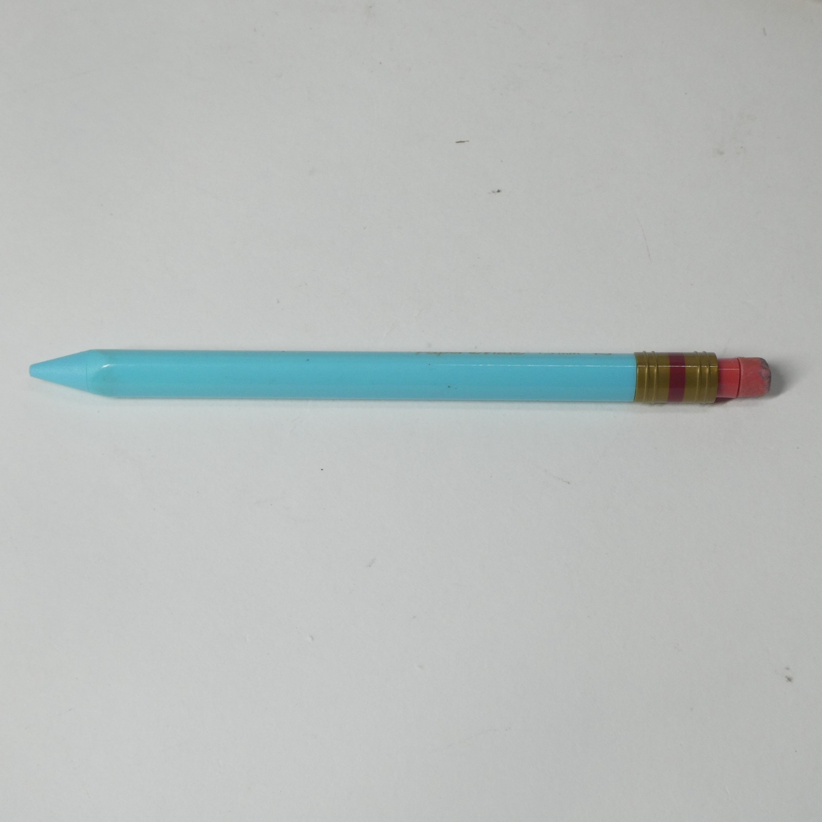 Papermate 1.3mm #2 Mechanical Pencil Triangular Light Blue Plastic Vintage