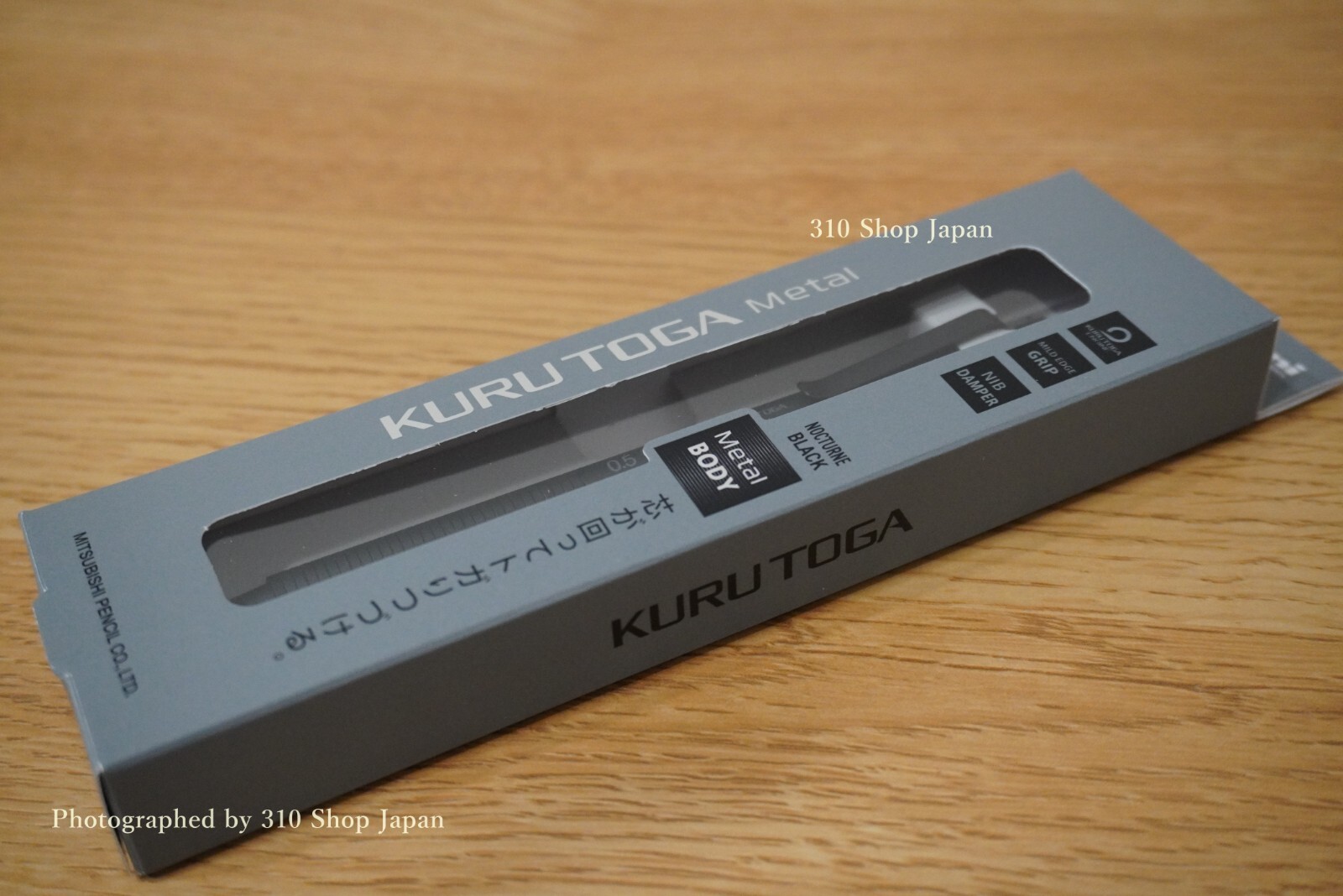 Kuru Toga Metal Mechanical Uni M5KH1P-24 Pencil Nocturne Black 0.5mm Mitsubishi