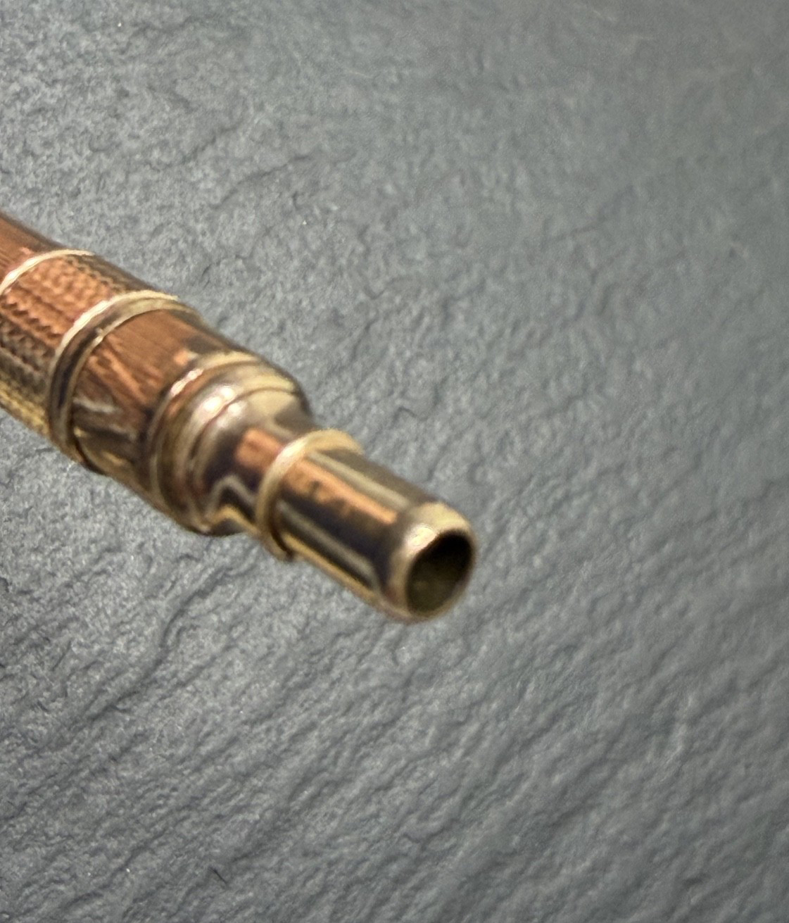 ANTIQUE GOLD FILLED COMBINATION DIP PEN W/NIB AND MECHANICAL PENCIL N995