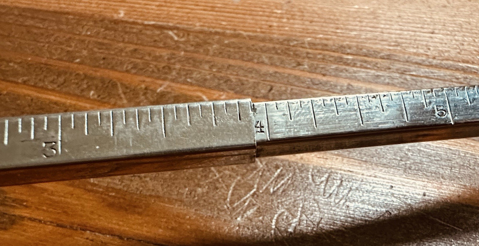 Vintage Metal Twist Pencil Telescoping/Retractable Ruler 12”/30cm Germany Made