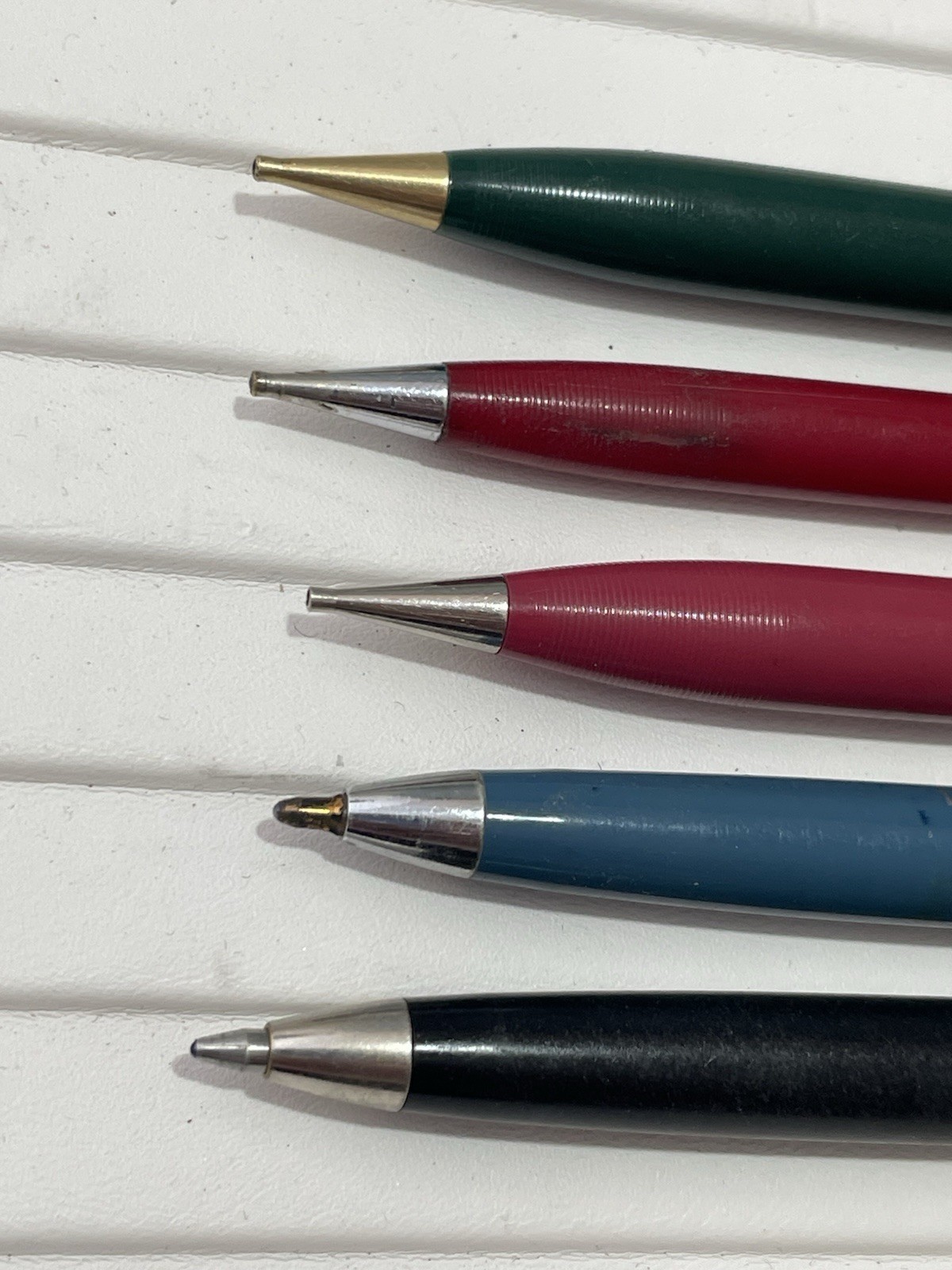 Lot of 5 Vintage Sheaffer & Fineline Mechanical Pencils & Pens – Mid‑Century