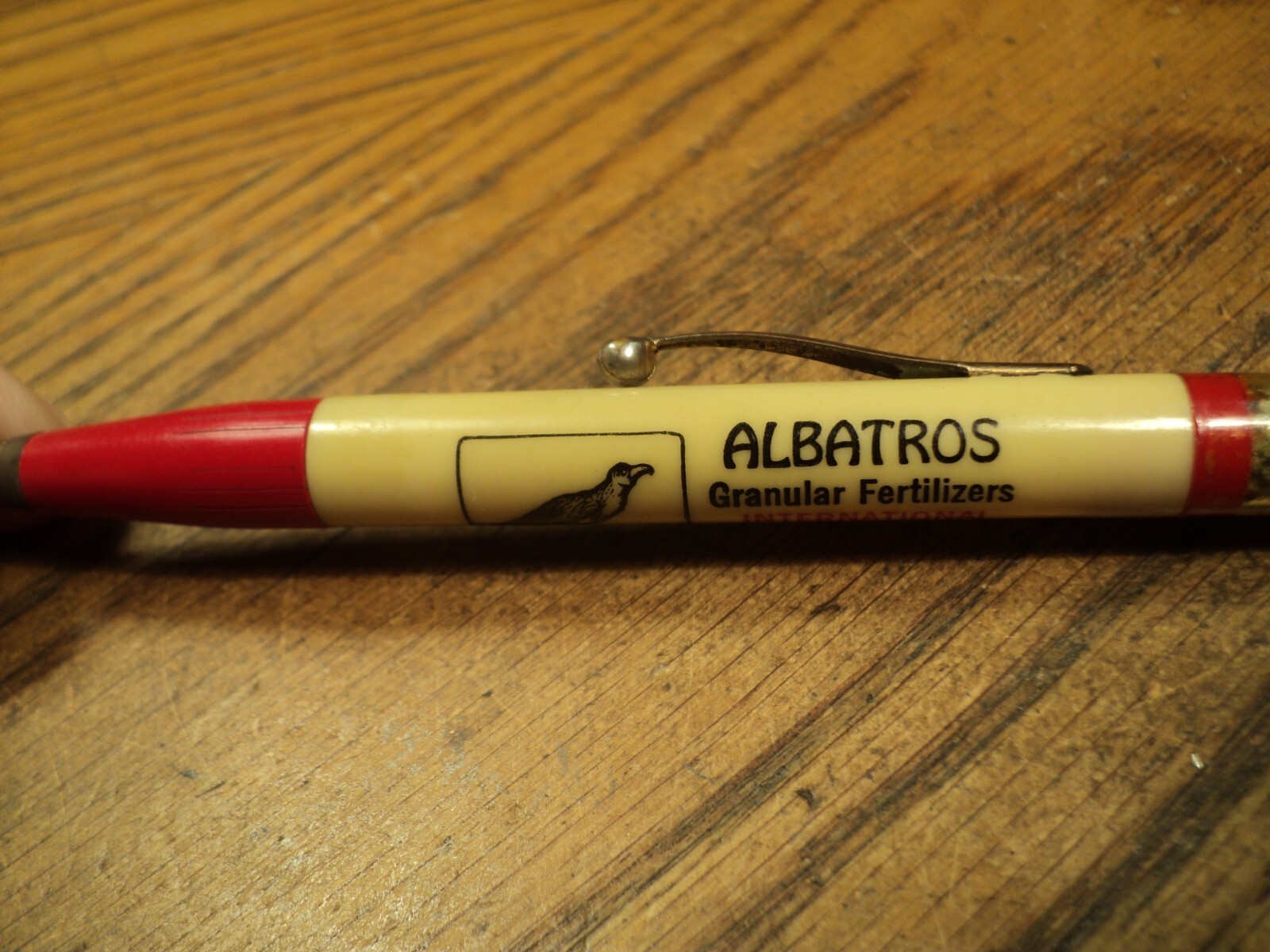 Vintage Ritepoint Mechanical Pencil Albatros Granular 5-3/8″ Clear Top B