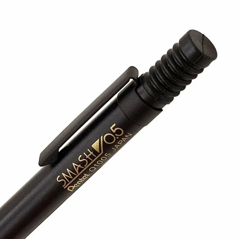 Pentel Smash 0.5 Mechanical Pencil,Gold&Black Barrel,Limited Edition Q1005-XAKS