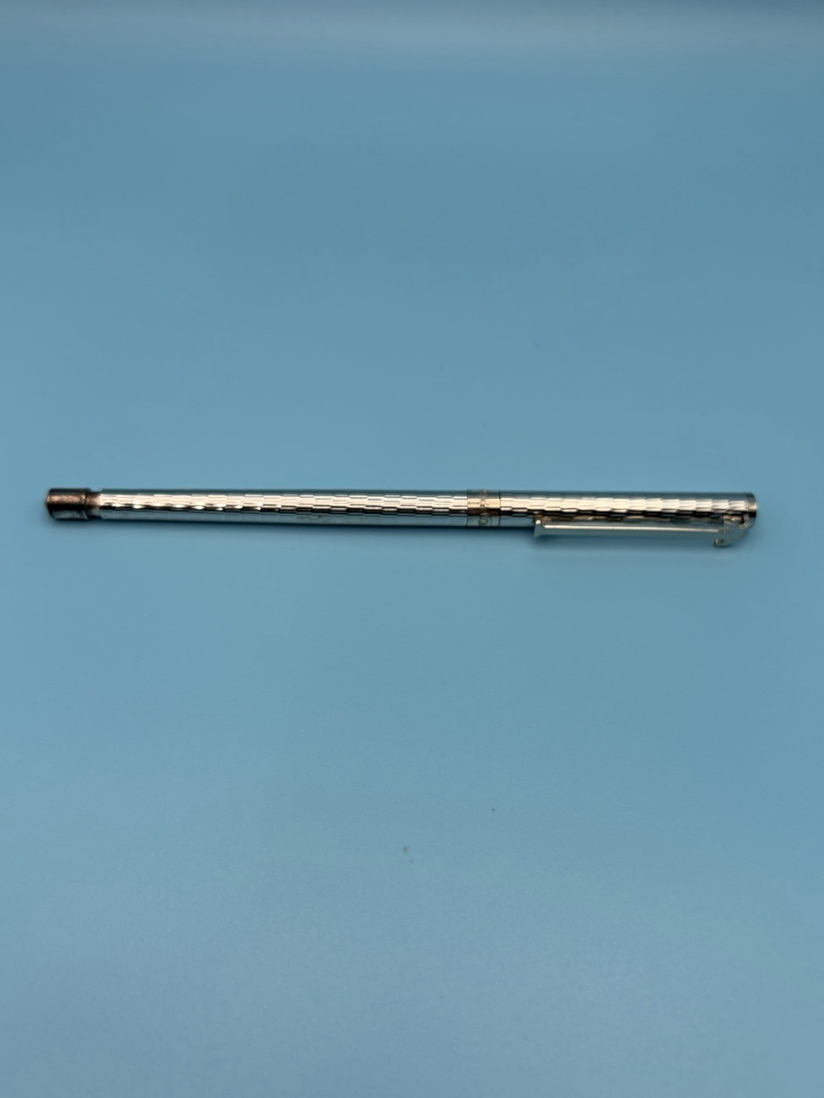 Used Vintage Tiffany & Co T-clip Mechanical pencil Textured Pattern Ladies Rare