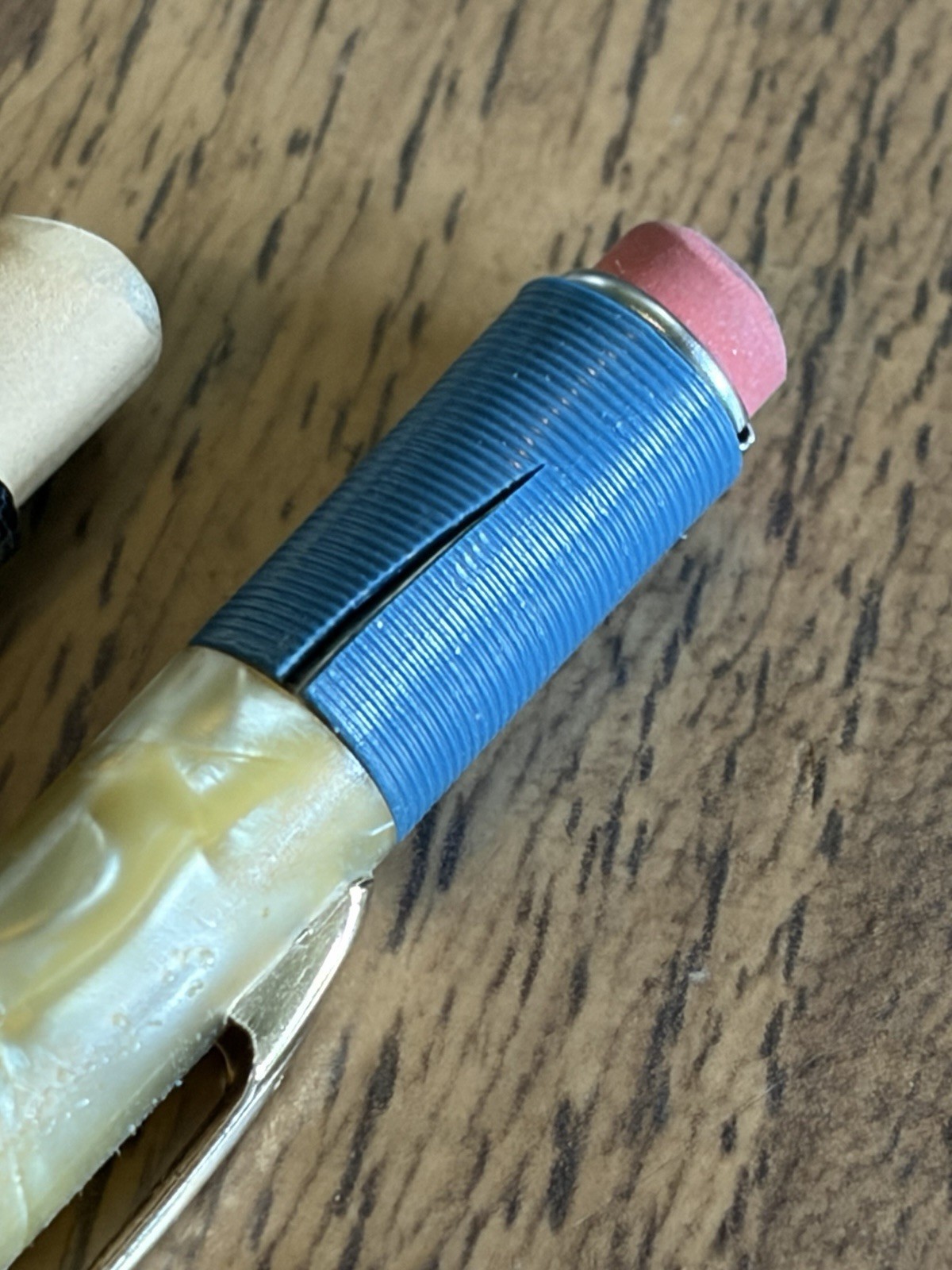 Vintage Pair Mechanical Pencil Sheaffer’s Black / Blue MOP
