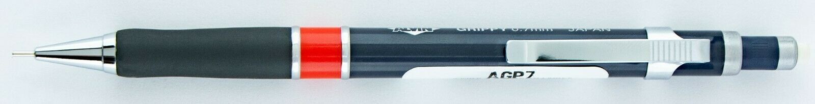 New Alvin Grippy 0.7mm AGP7 Mechanical Pencil Made in Japan Smooth Soft Grip NOS