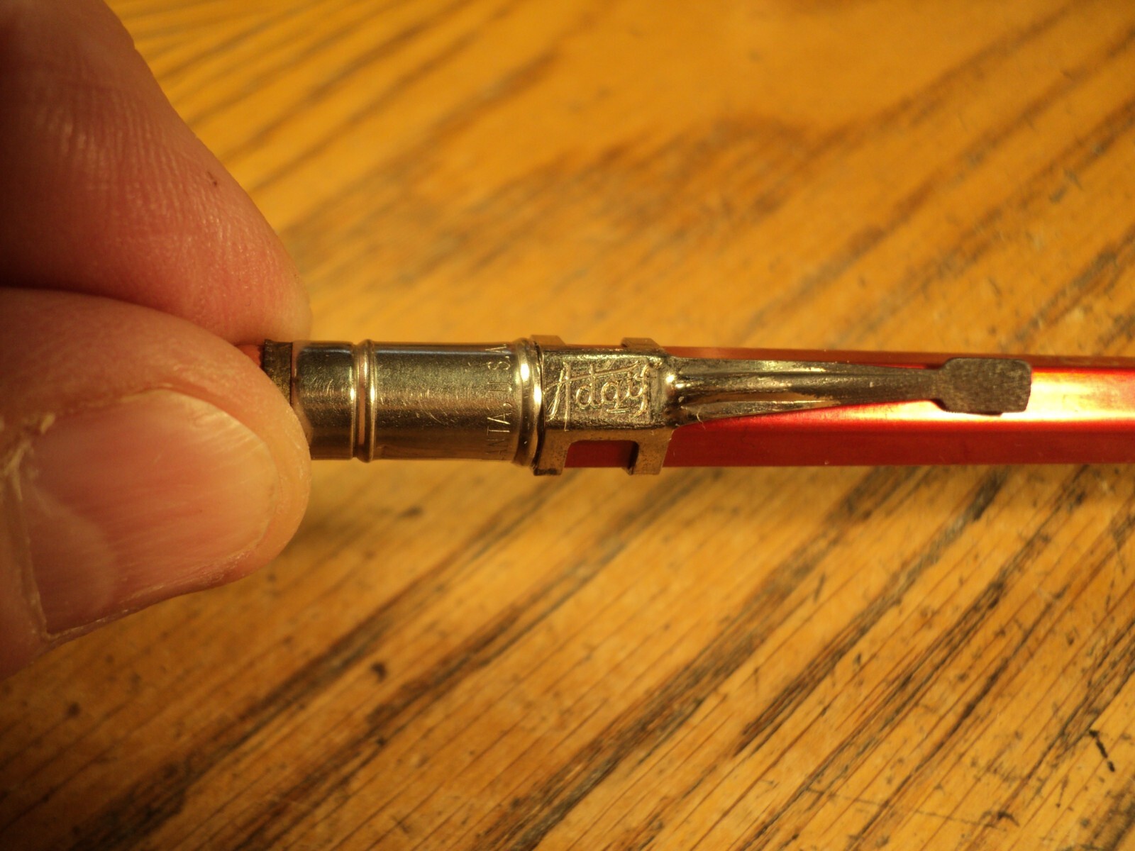Vintage ADGIF Mechanical Pencil No. 4-47 Advertising Mead Milling Co USA