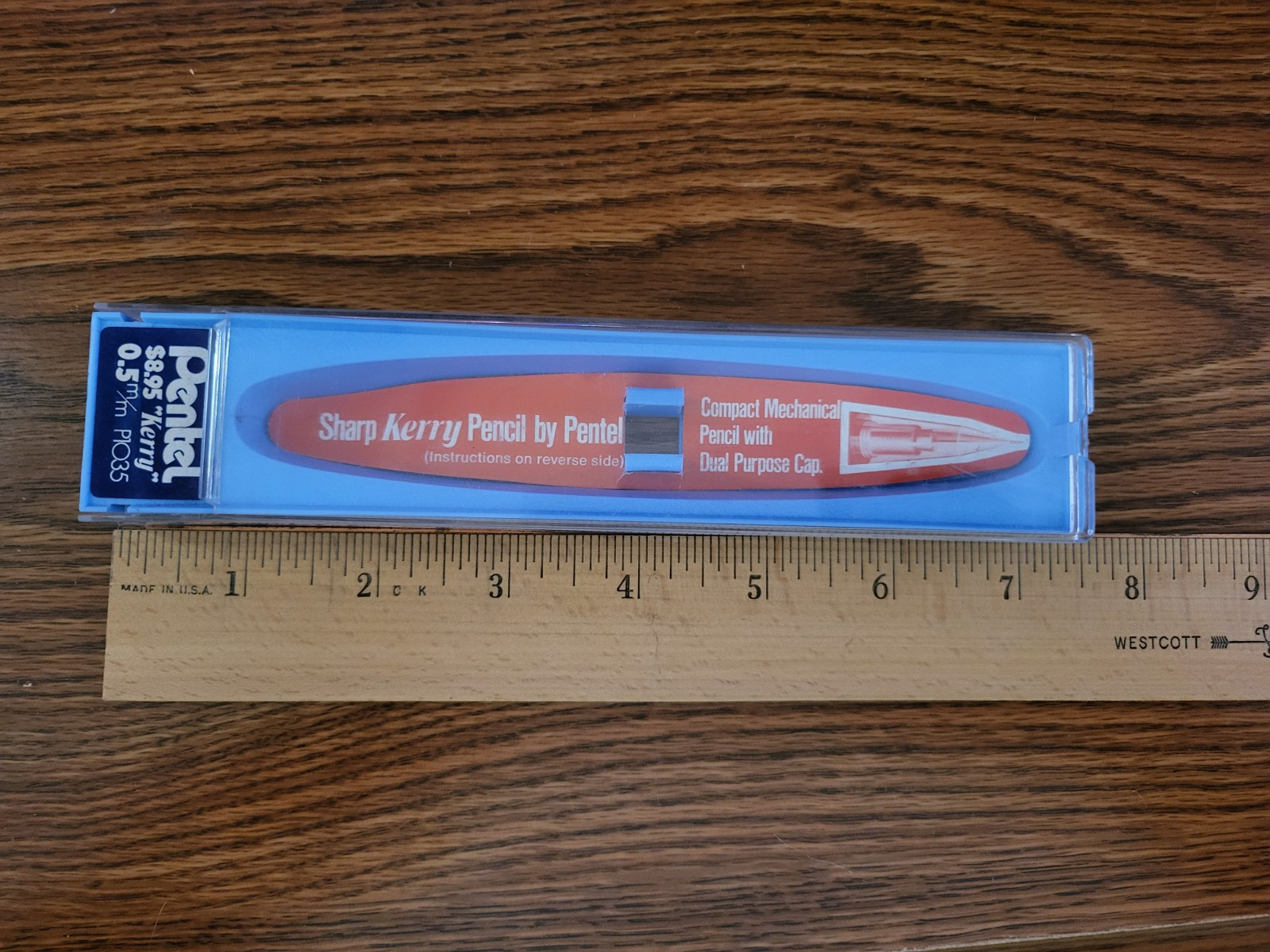 Vintage Pentel Kerry P1035 .5mm Mechanical Drafting Pencil Case / Box Only