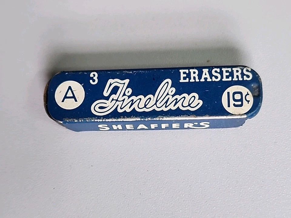 Vintage Pencil Leads Erasers Lot of 4 Sheaffer’s Fineline Pentel Parker