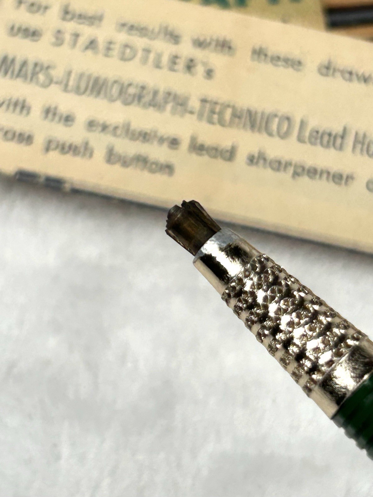 Vintage A.W. Faber Castell Vintage Lochtite Lead Mechanical Pencil W/ Leads