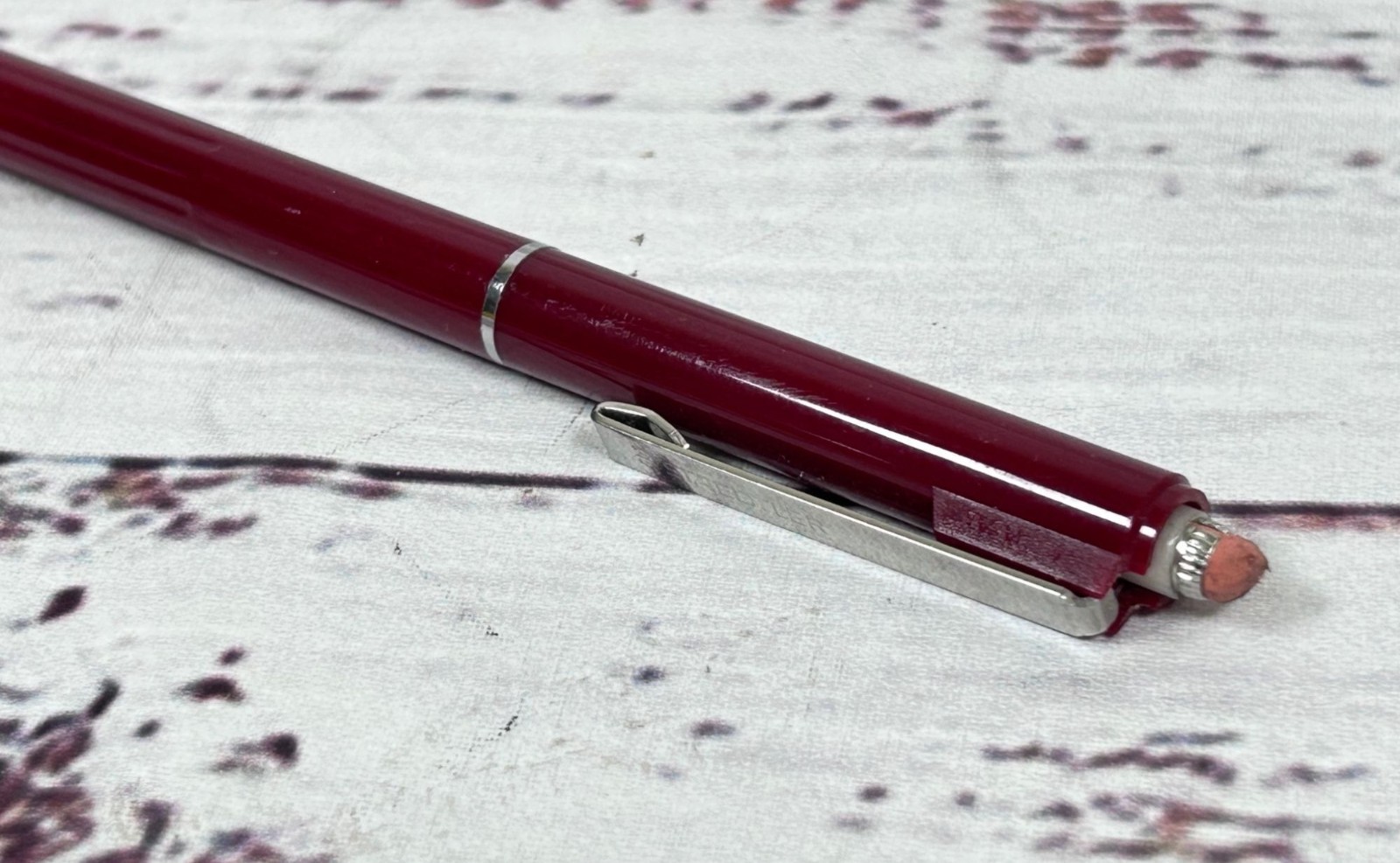 Vintage Staedtler Retro 0.5 Double Push Mechanical Pencil Lot Dark Red Blue