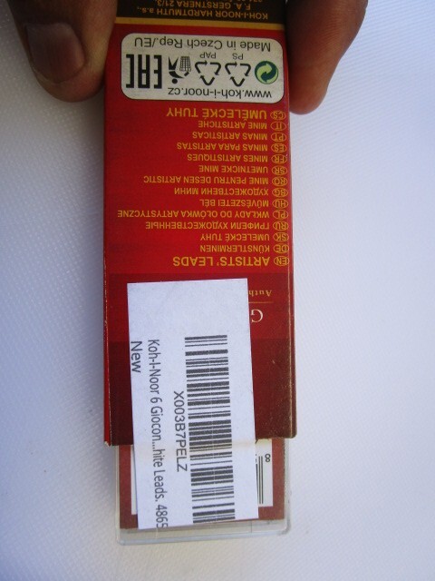 2 PACK Set of 12 Koh-I-Noor Gioconda 5.6 mm Leads for Artists’ Drawing 4865 6B