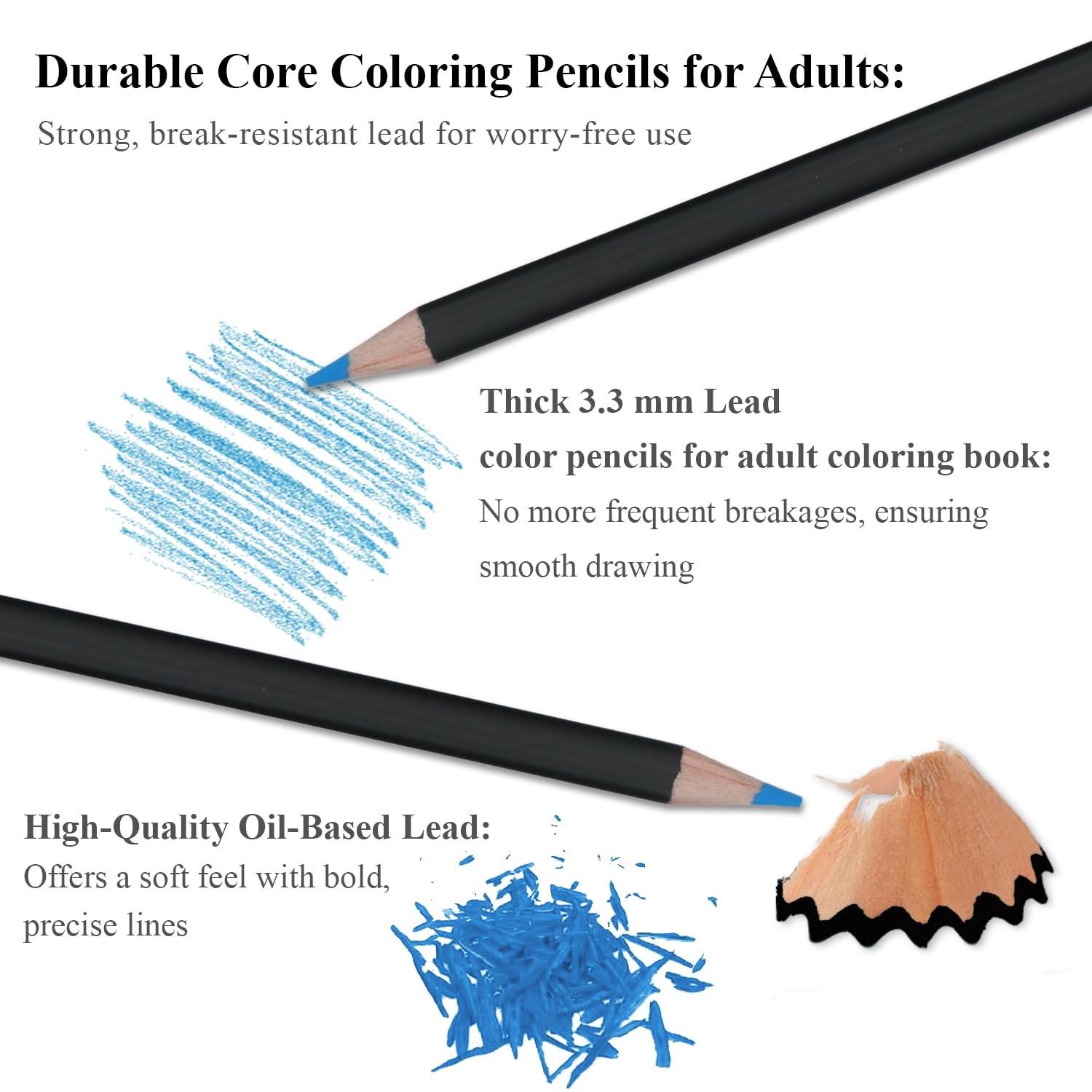 Yagol Colored Pencils for Adult Coloring 1 Count (Pack of 72), Multicolor