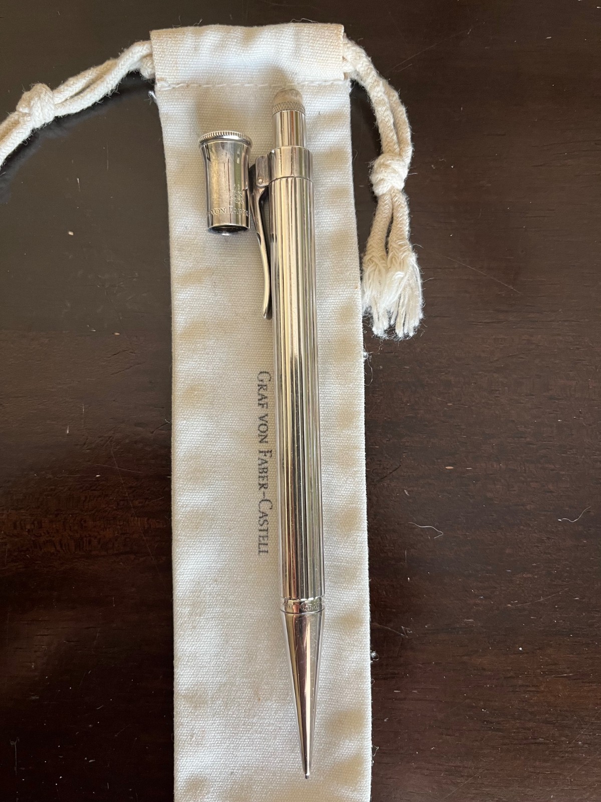 Graf von Faber Castell classic mechanical pencil sterling silver