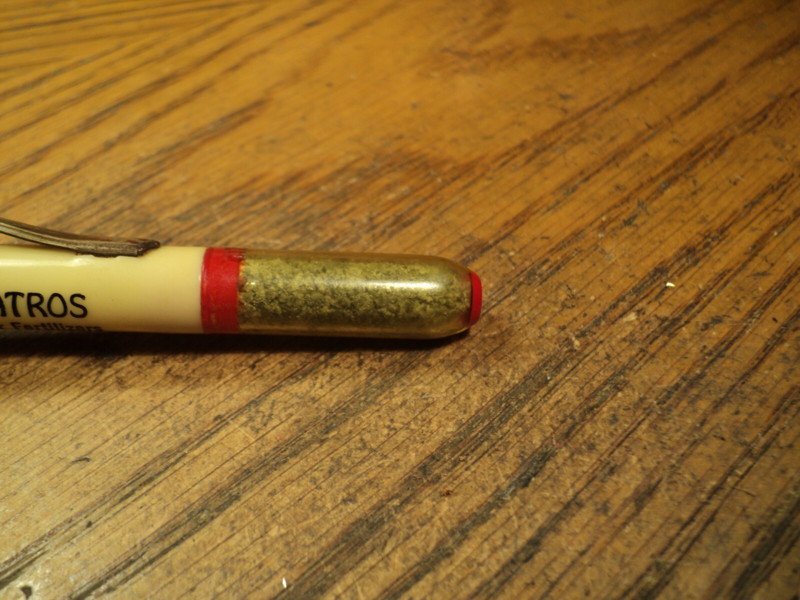 Vintage Ritepoint Mechanical Pencil Albatros Granular 5-3/8″ Clear Top B
