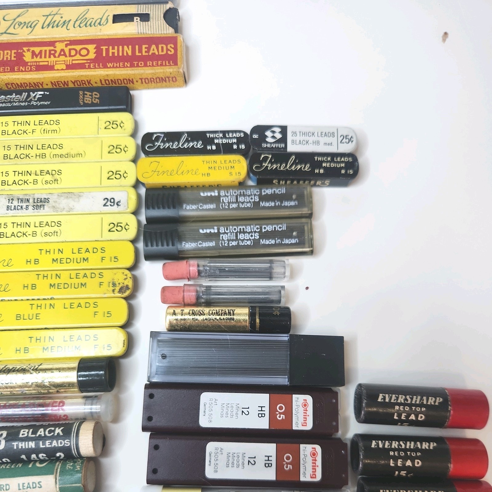 LARGE LOT VINTAGE PENCIL LEAD MECHANICAL