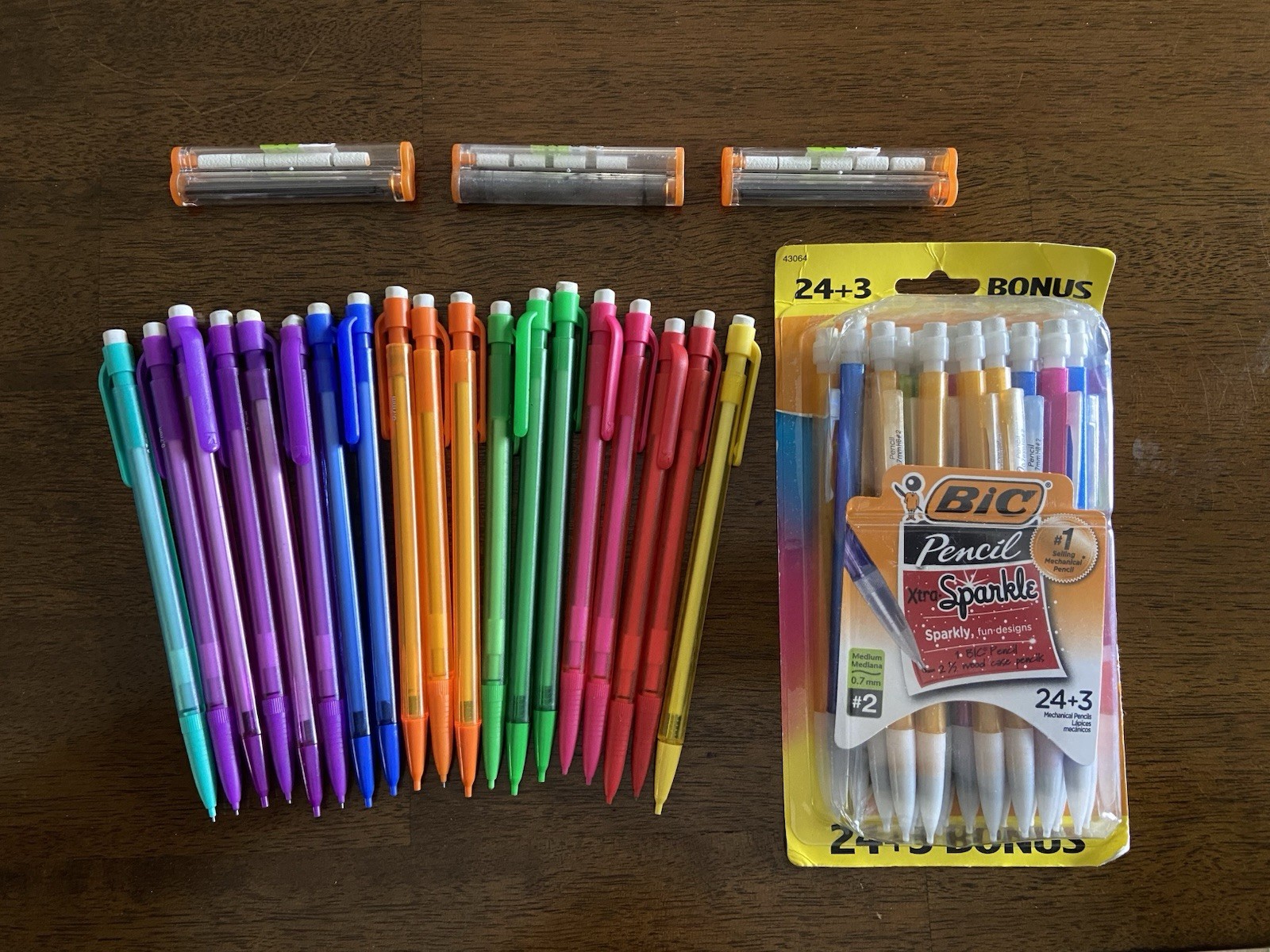 Mechanical Pencils Mixed Lot Of Bic and Other Mechanical Pencils 0.7mm