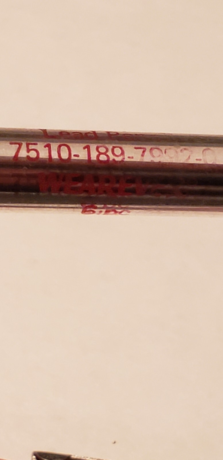 Lot 3 RED 1 Black WEAREVER MECHANICAL PENCILS Used Vintaage 70s 80s and lead