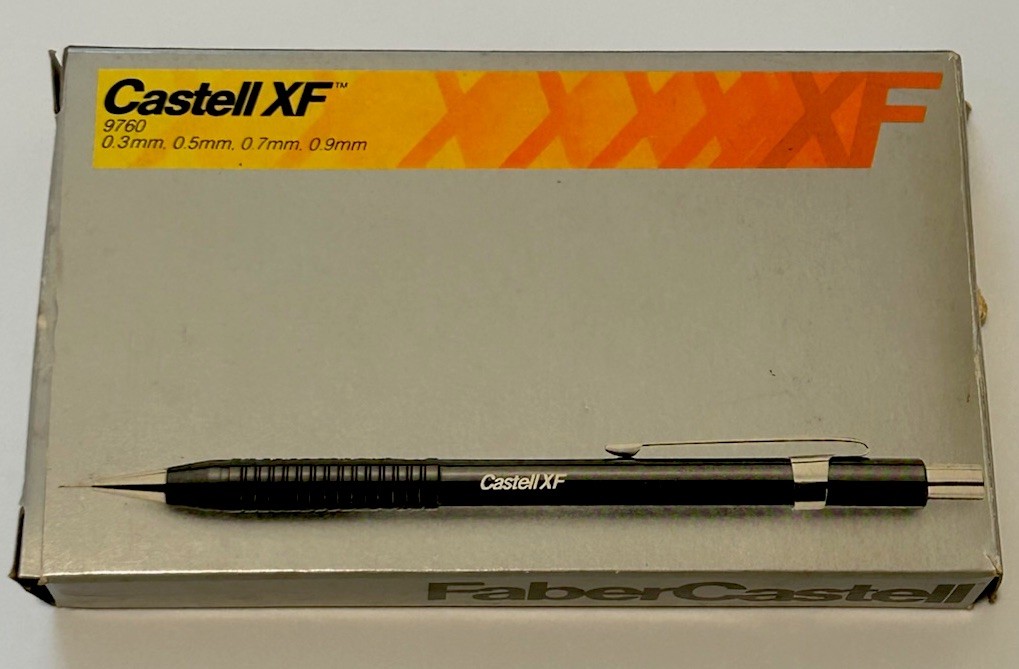 Vintage Faber Castell XF 9767 (7) Mechanical Pencils 0.7mm blue Japan