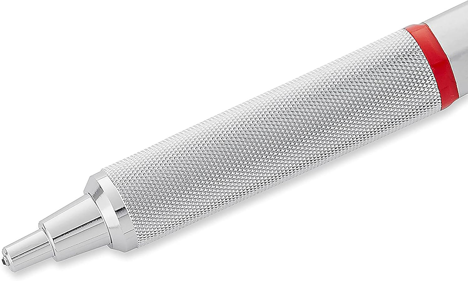 0.7mm Metal Mechanical Pencil Knurled Grip Built In Sharpener Drafting