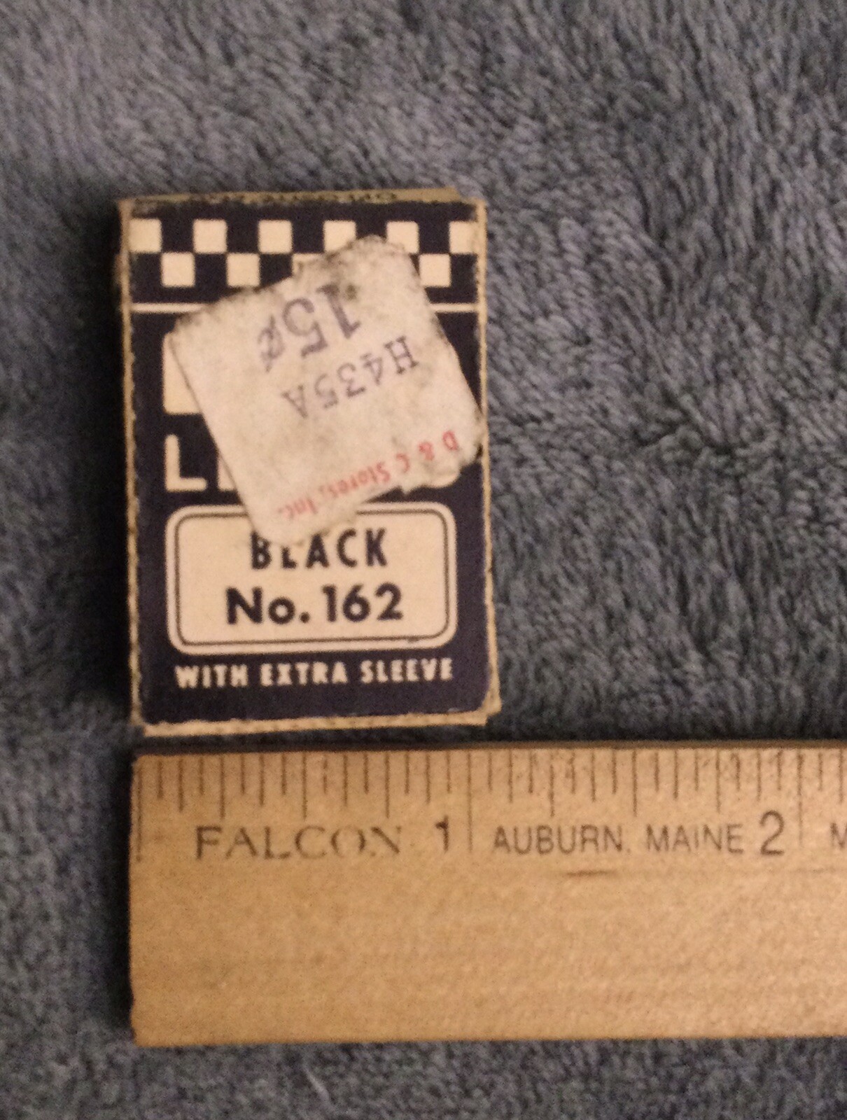 Vintage Listo Leads Black No. 162, w/ Extra Metal Sleeve 6 Marking Leads NOS