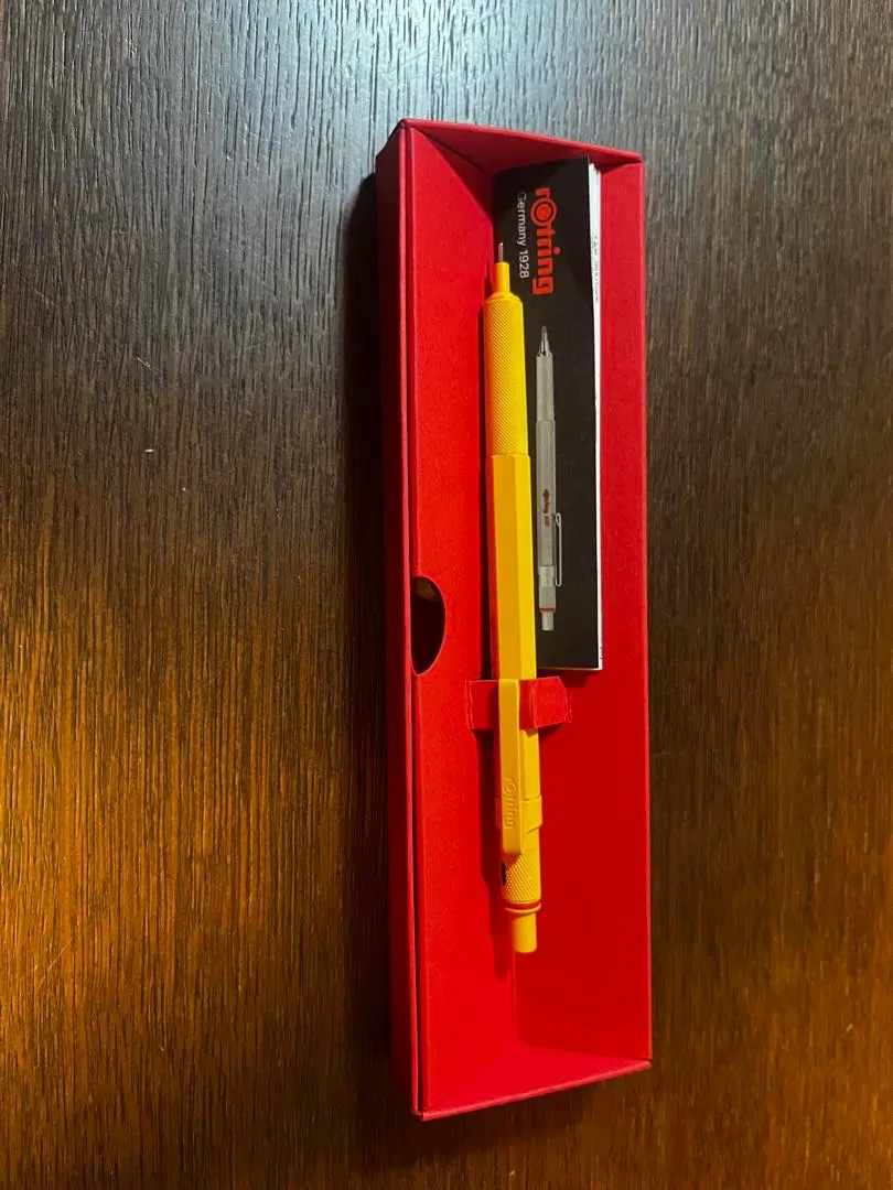 Rotring 600 Yellow Mechanical Pencil 0.5 mm Loft Limited Color From Japan