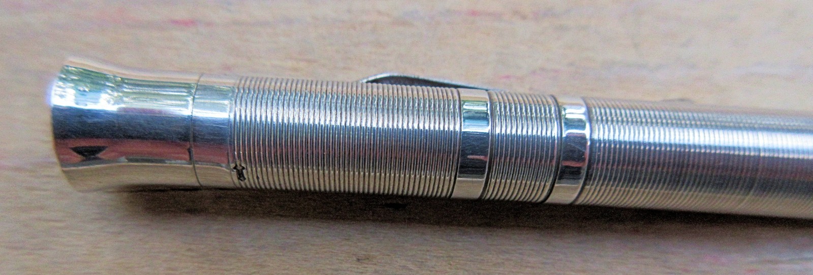 Vintage Silver Engraved Mechanical Pencil – Working Good Condition