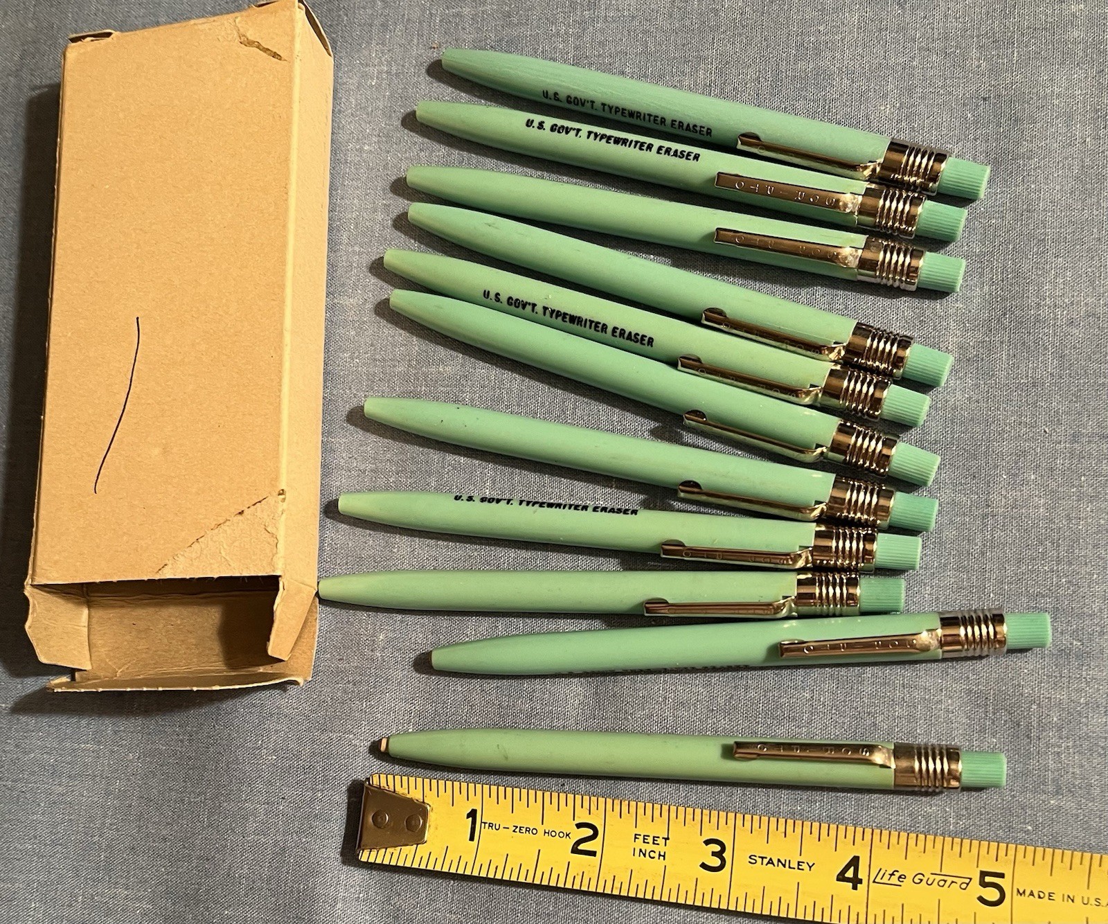 Vintage Lot 11 Scripto Mech. Typewriter Erasers no. 660