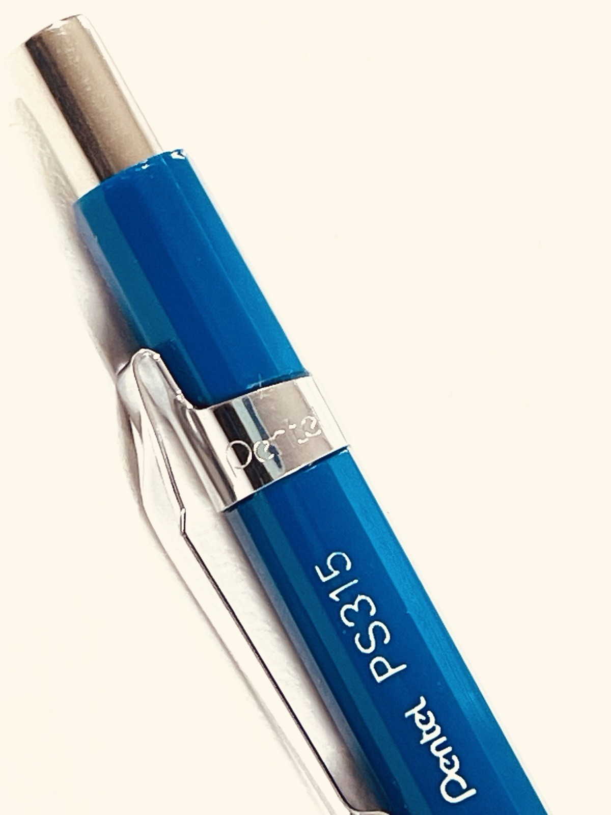 Vintage Pentel PS315 0.5mm Mechanical Pencil Japan Blue w/Lead Refills