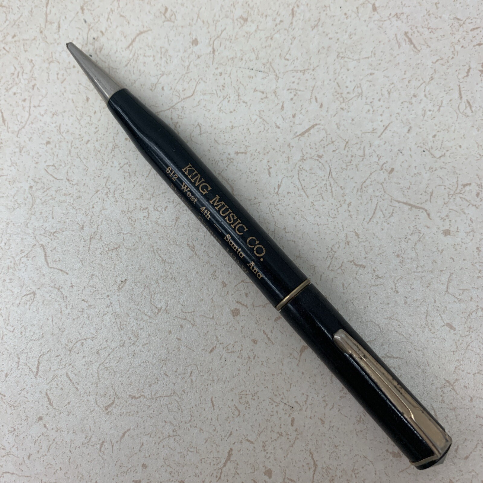 Vintage Ritepoint Mechanical Pencil USA King Music Co. Santa Ana California
