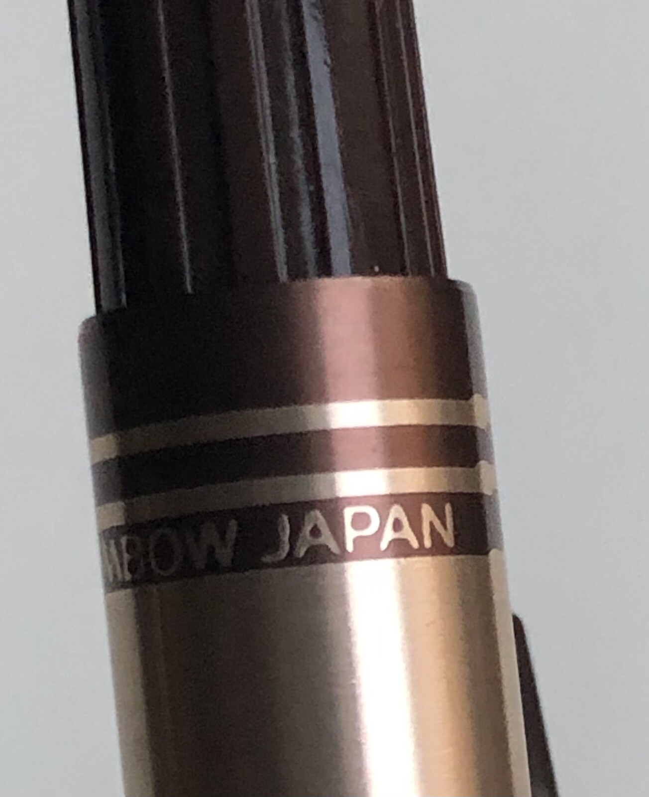 Vintage TOMBOW 500 Mechanical Pencil .5mm Lead Sticker Tan Metal NOS Japan