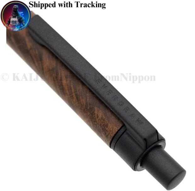 Luddite EverDraw Teak Matte Black Mechanical Pencil 0.5mm LDWBC-MP4TB-05