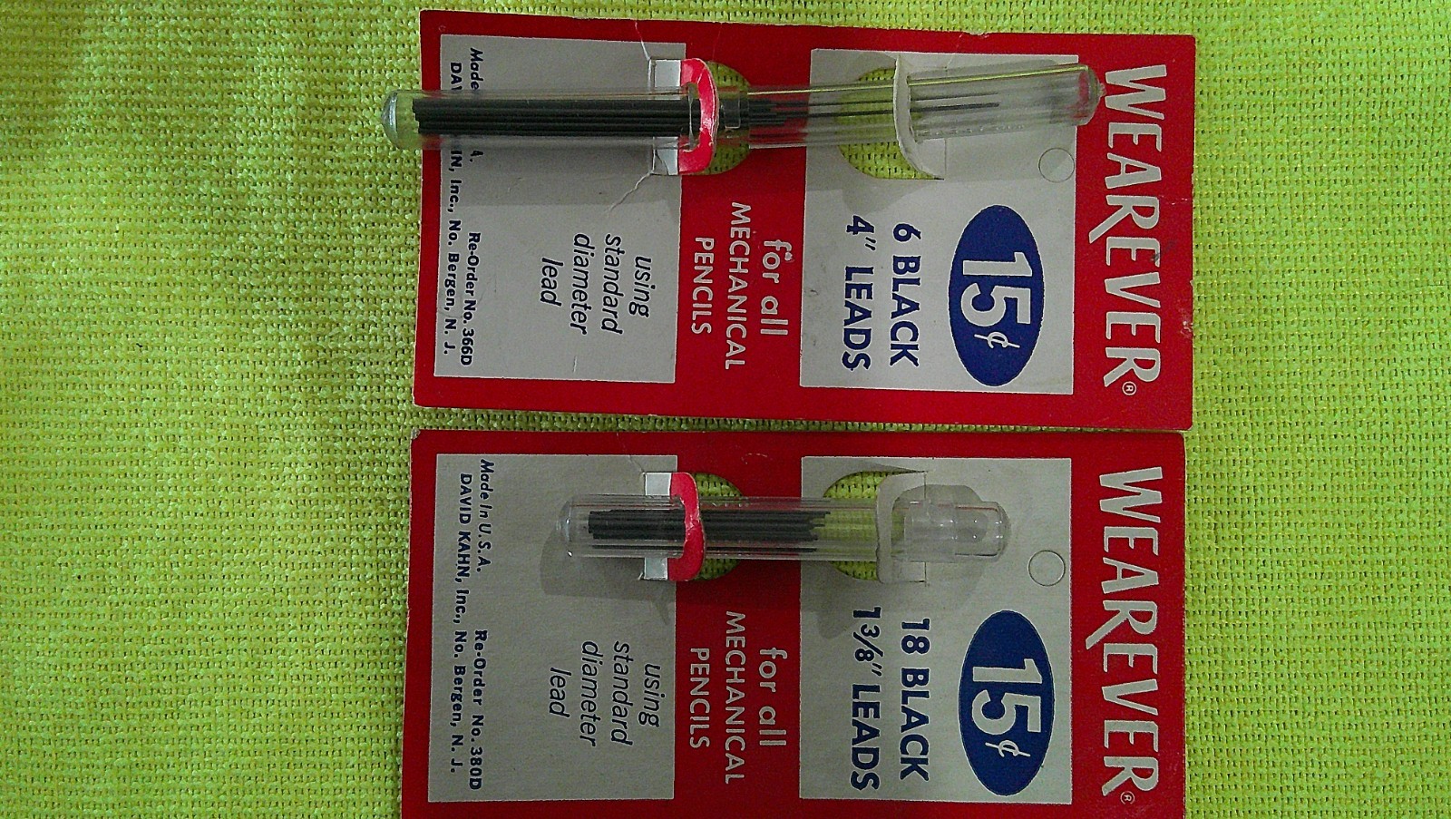 Listo Marking Leads No 162 Wax Marking Pencil Refills Wearever, Empire Vintage