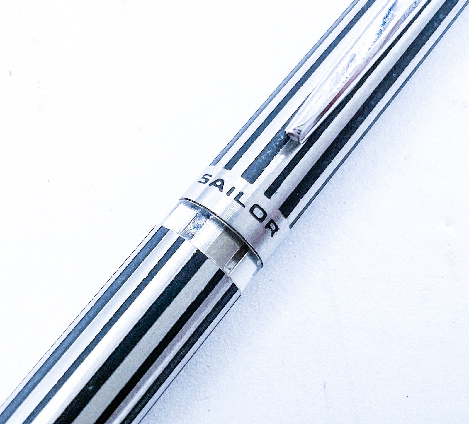 Sailor Cassette Mechanical Pencil Etched Steel 0.3/0.5 Manual retract Tip