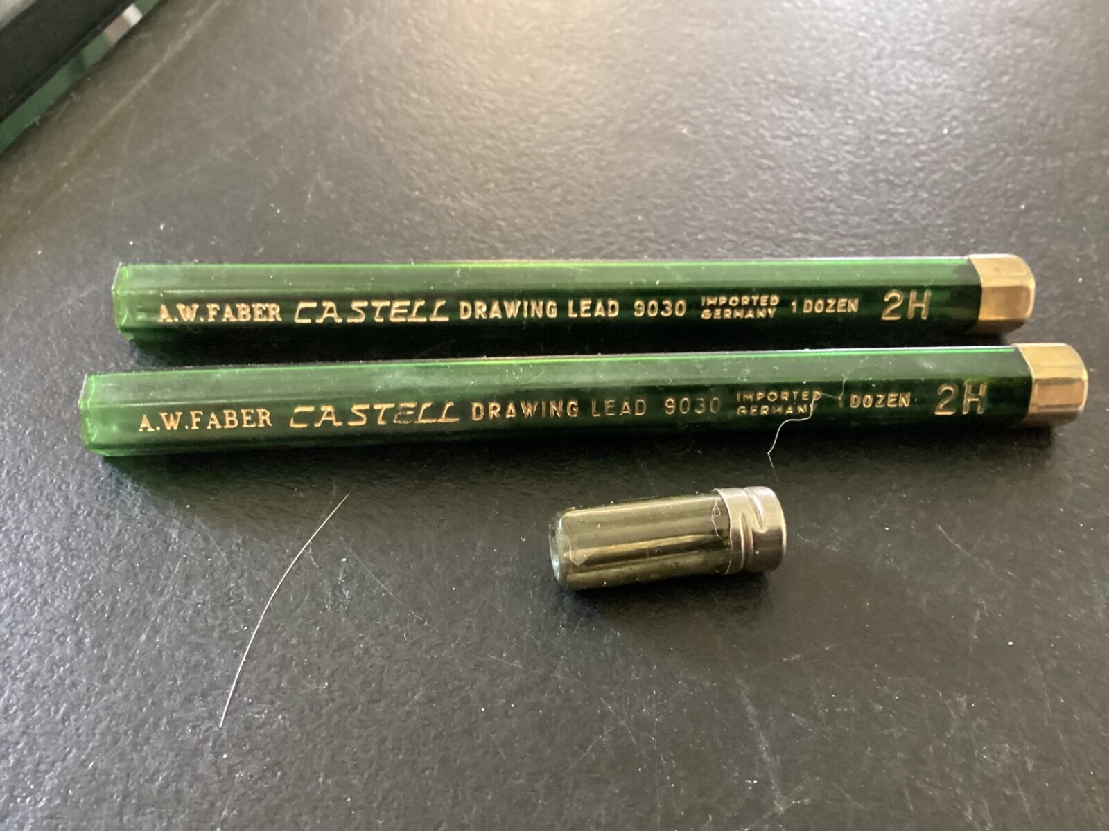 Lot of A.W. Faber CW Steel Drawing Lead 2H + Mechanical Pence Lead