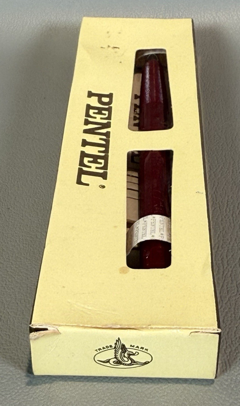 Vtg Pentel Eleven 11 Mechanical Pencil .5mm Maroon Made in Japan NEW OLD STOCK