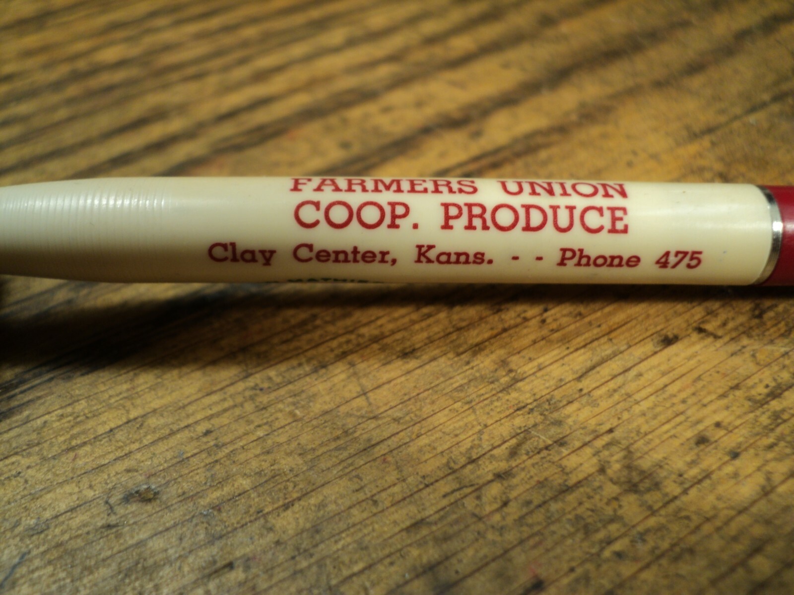 Vintage Short Vernon Mechanical Pencil Mathieson Farmers Union Clay Center KS