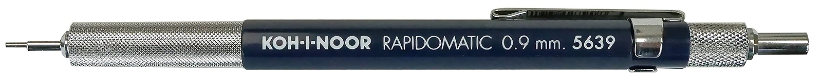 Koh-I-Noor Rapidomatic Mechanical Pencil.9mm lead, Navy, 1 Each (5639) .9 mm