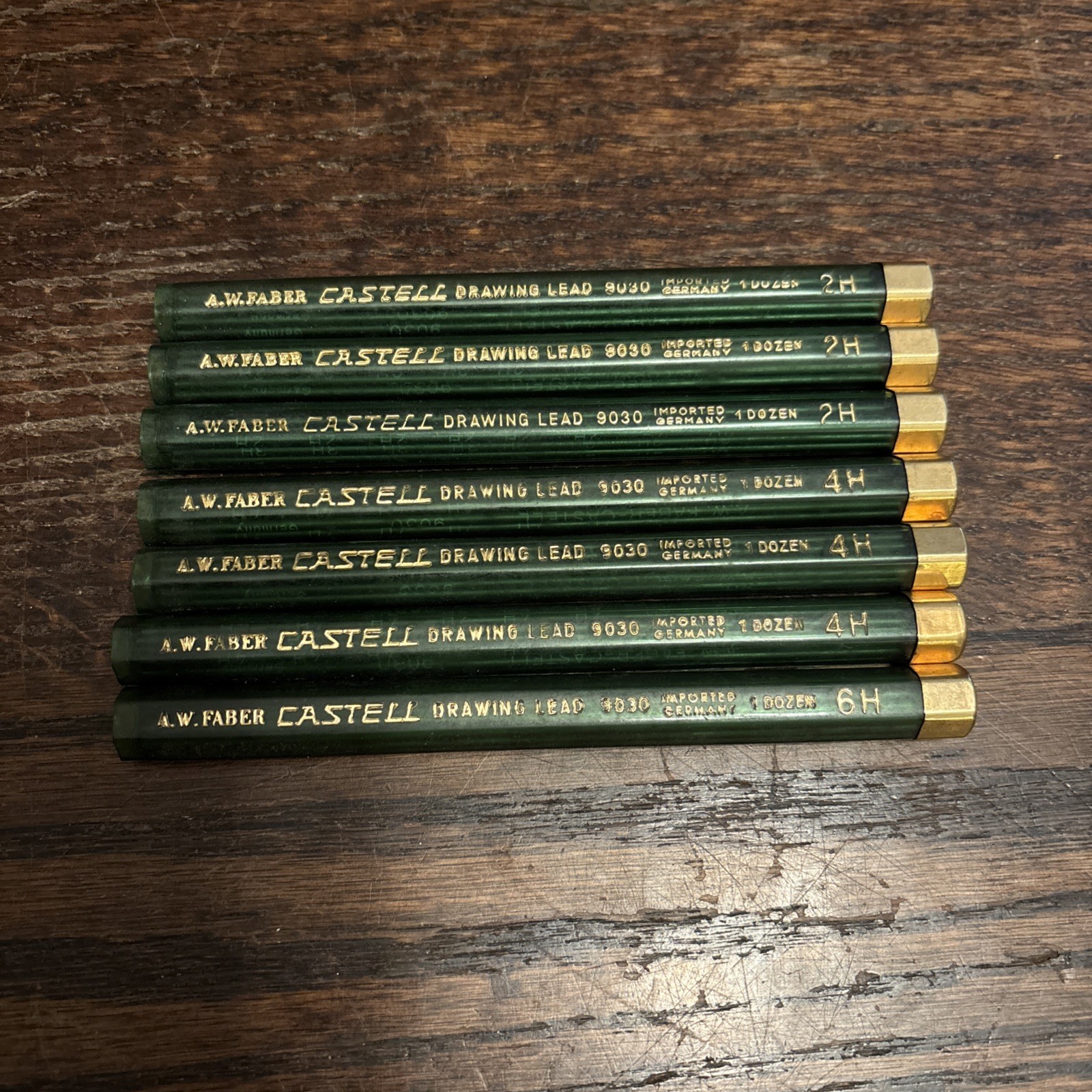 AW Faber Castell Pencil Refills Drawing Lead 9030 Germany 2H, 4H, 6H Lot