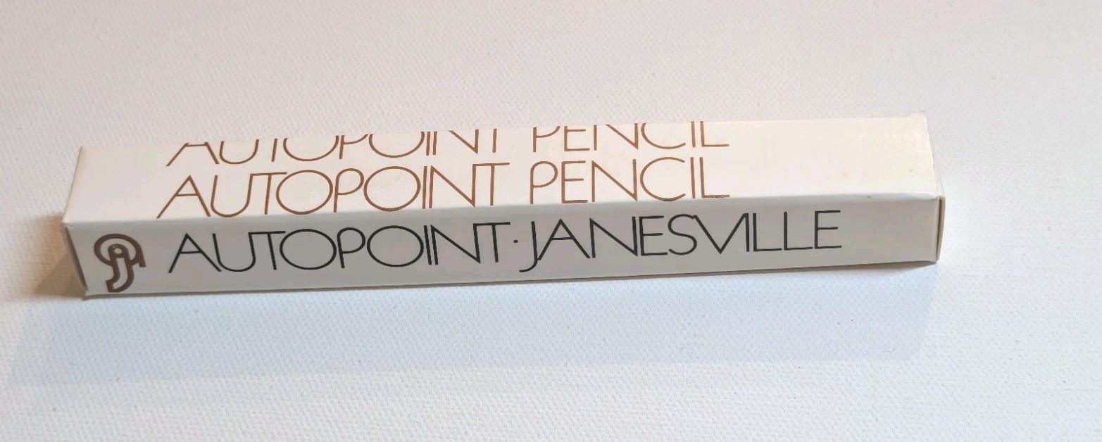 Vintage Autopoint Mechanical Pencil ESM Inc Mars PA Steel Advertising Boxed