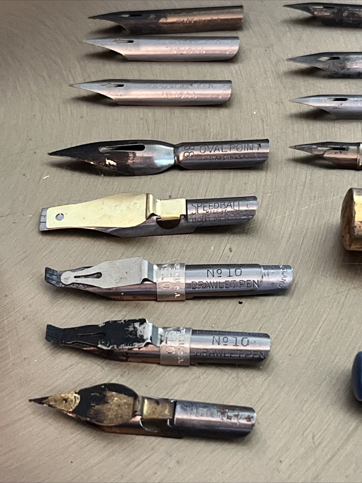 Antique Writing Lot Of 18 Mechanical Pencil, Traveling Ink Well, Krelsler Pens