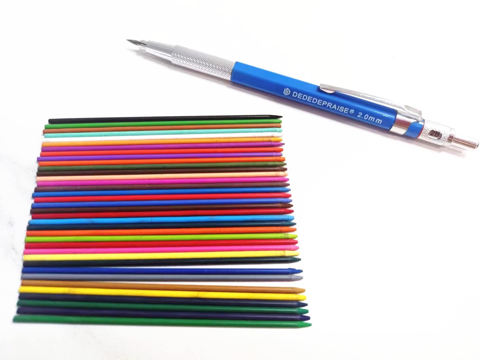 Color Pencil Lead 36 Thick Refills Core Colored Automatic Drawing 2mm Assorted