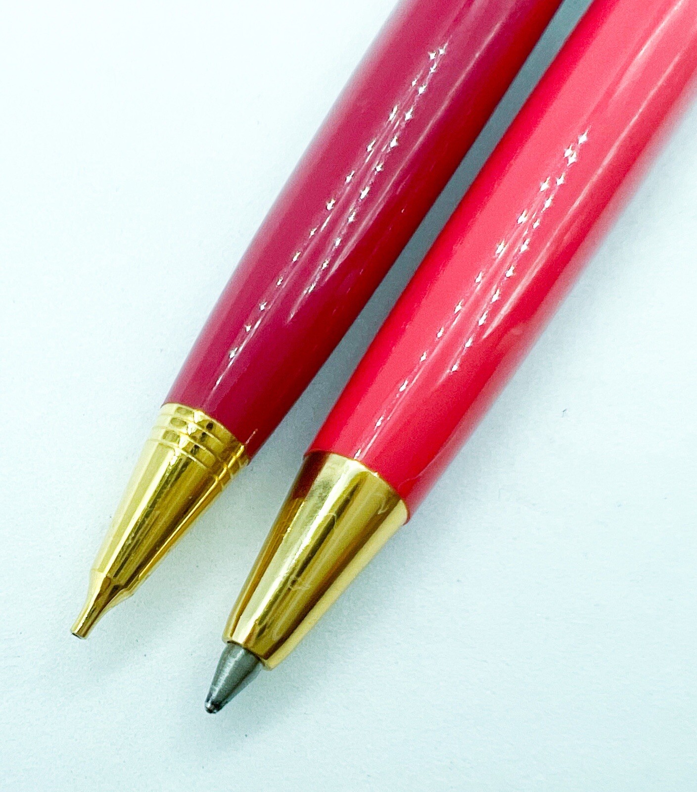 NOS pilot Flower Mechanical Pencil Ballpoint Pen 2pcs Set Fully Functional Japan