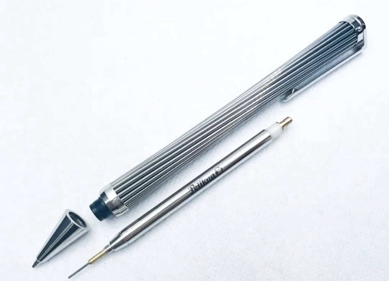New Porsche Design P3130 Mikado Platinum Coat Mechanical pencil 0.7 Pelikan