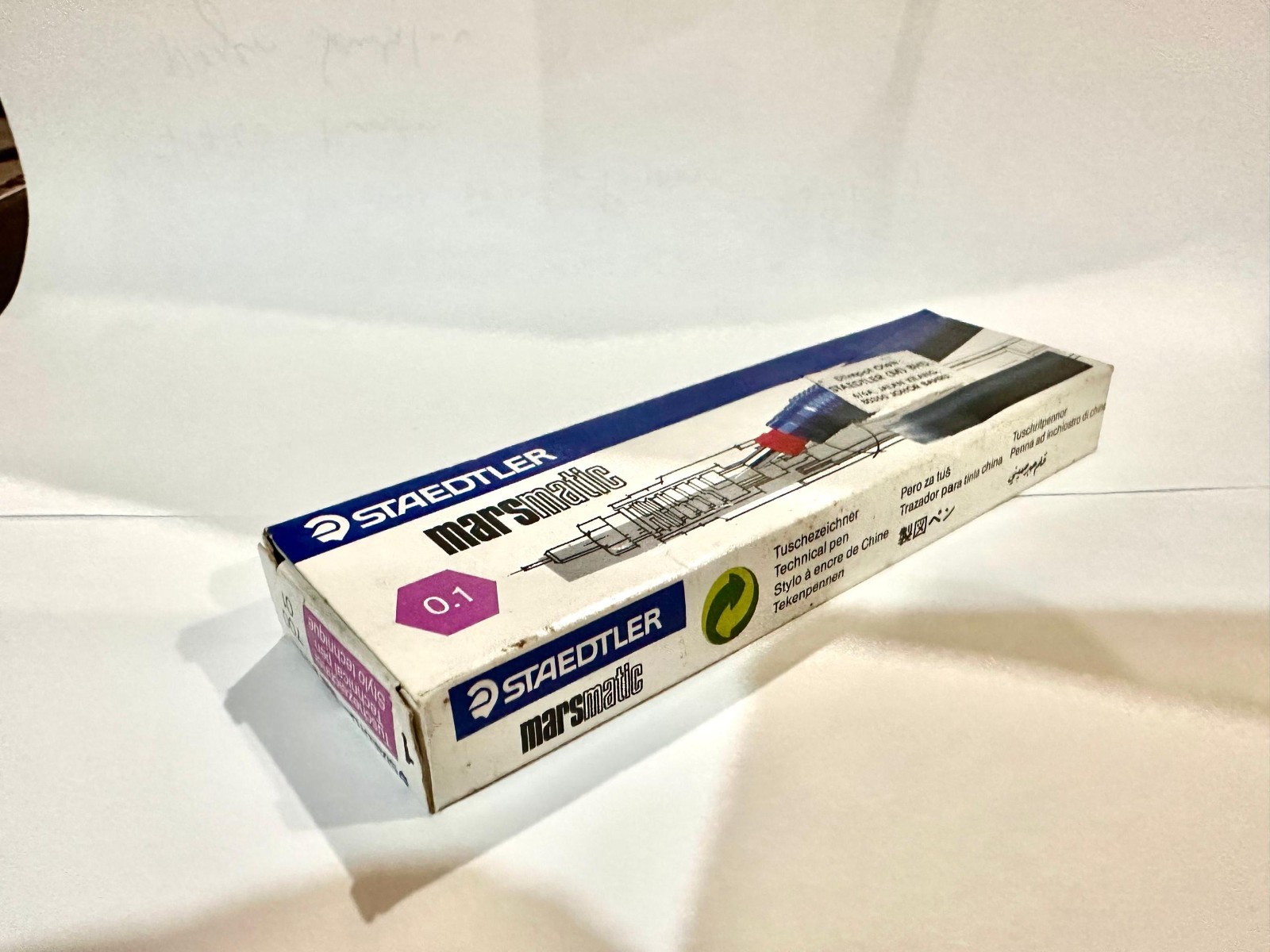 STAEDTLER Marsmatic 700 Technical Pen 0.1mm Vintage Germany w/ Box FREE SHIPPING