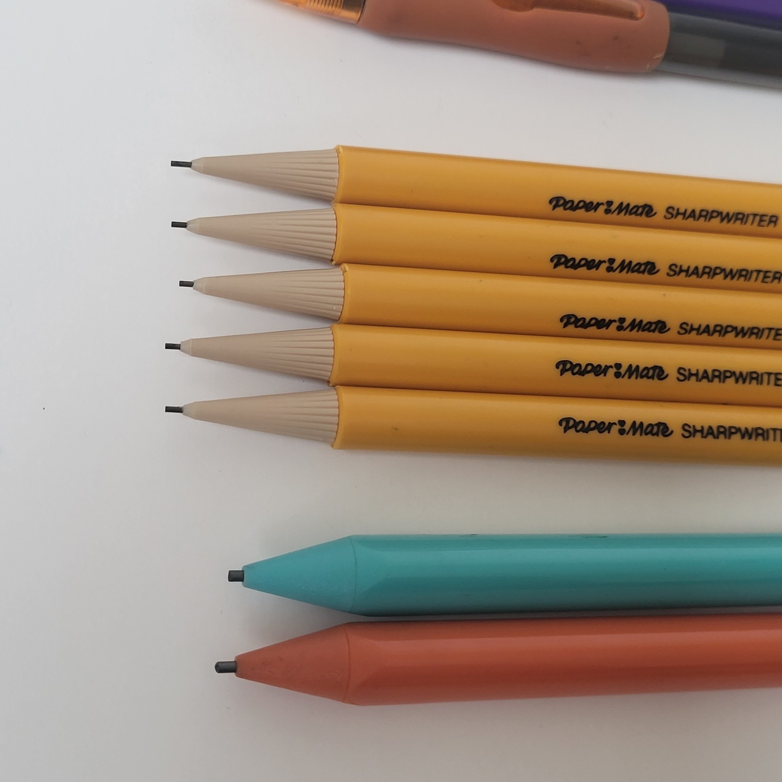 Colorful Mixed Lot of 29 Mechanical Pencils Mostly Bic Paper Mate Sharpwriter